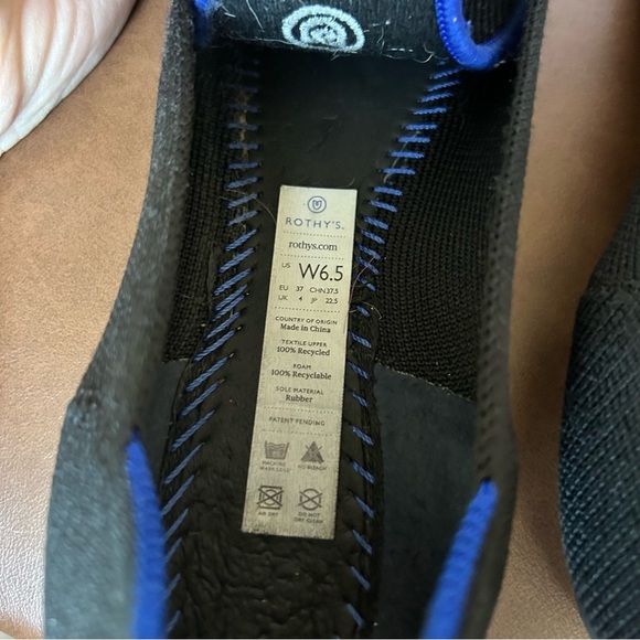 Rothy's The Point Slip On, Black Size 6.5 - Picture 7 of 7